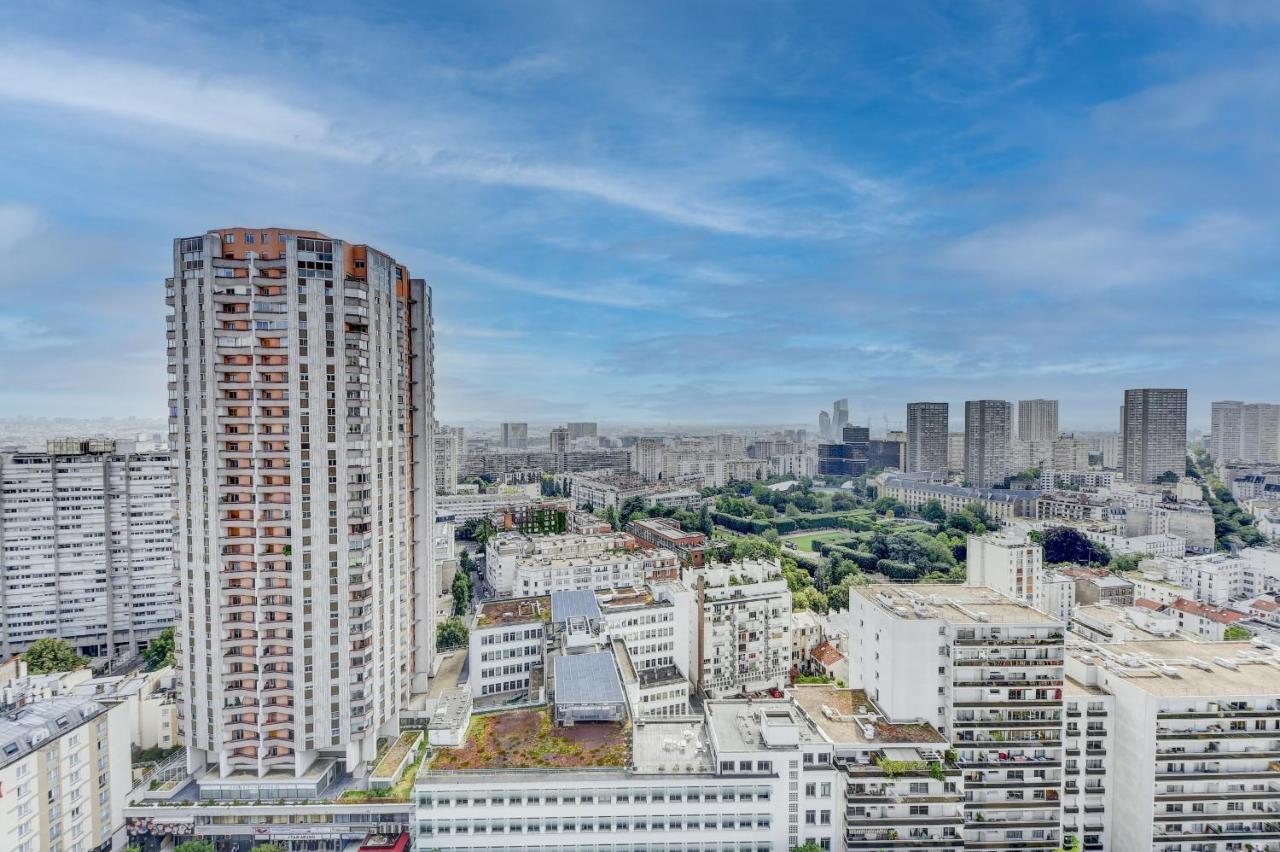 Appartement Place D'Italie Superbe Vue Párizs Kültér fotó