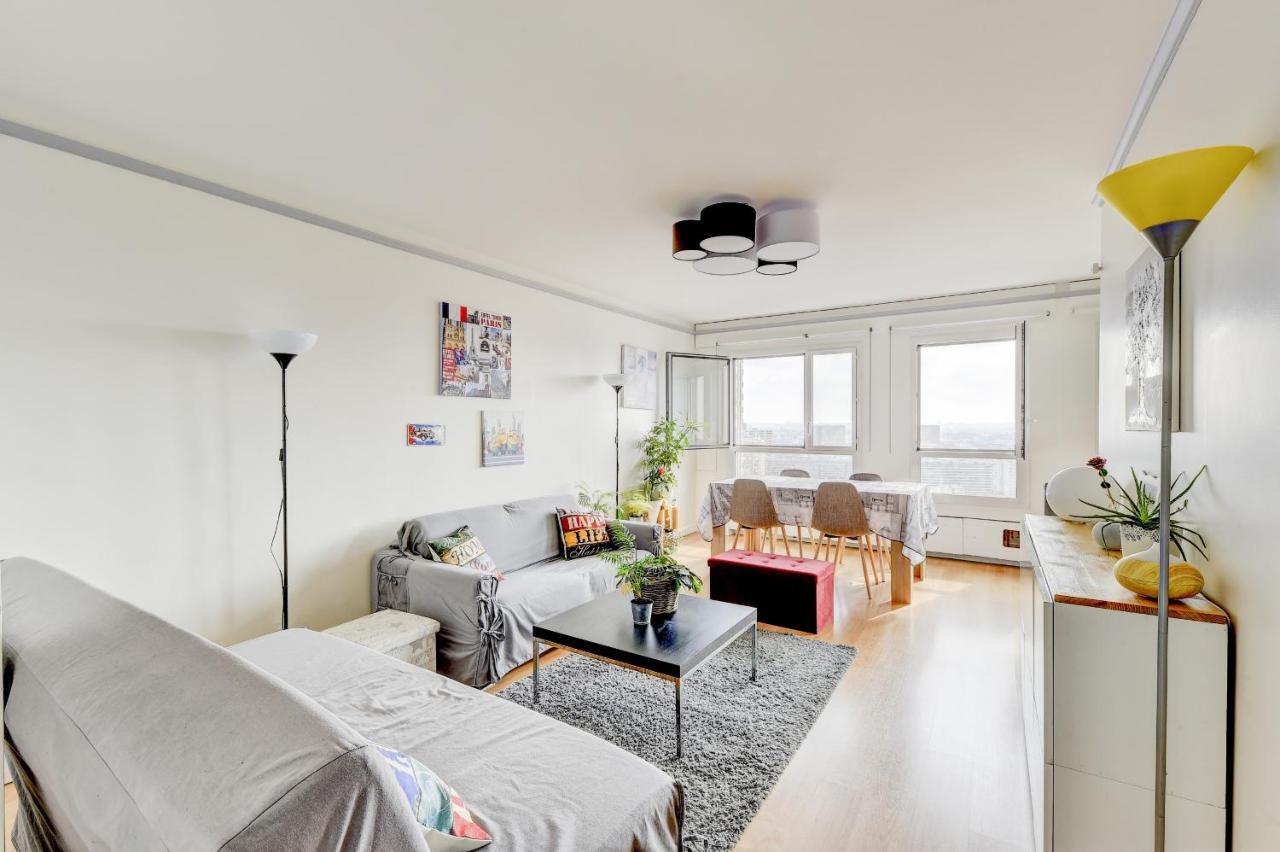 Appartement Place D'Italie Superbe Vue Párizs Kültér fotó