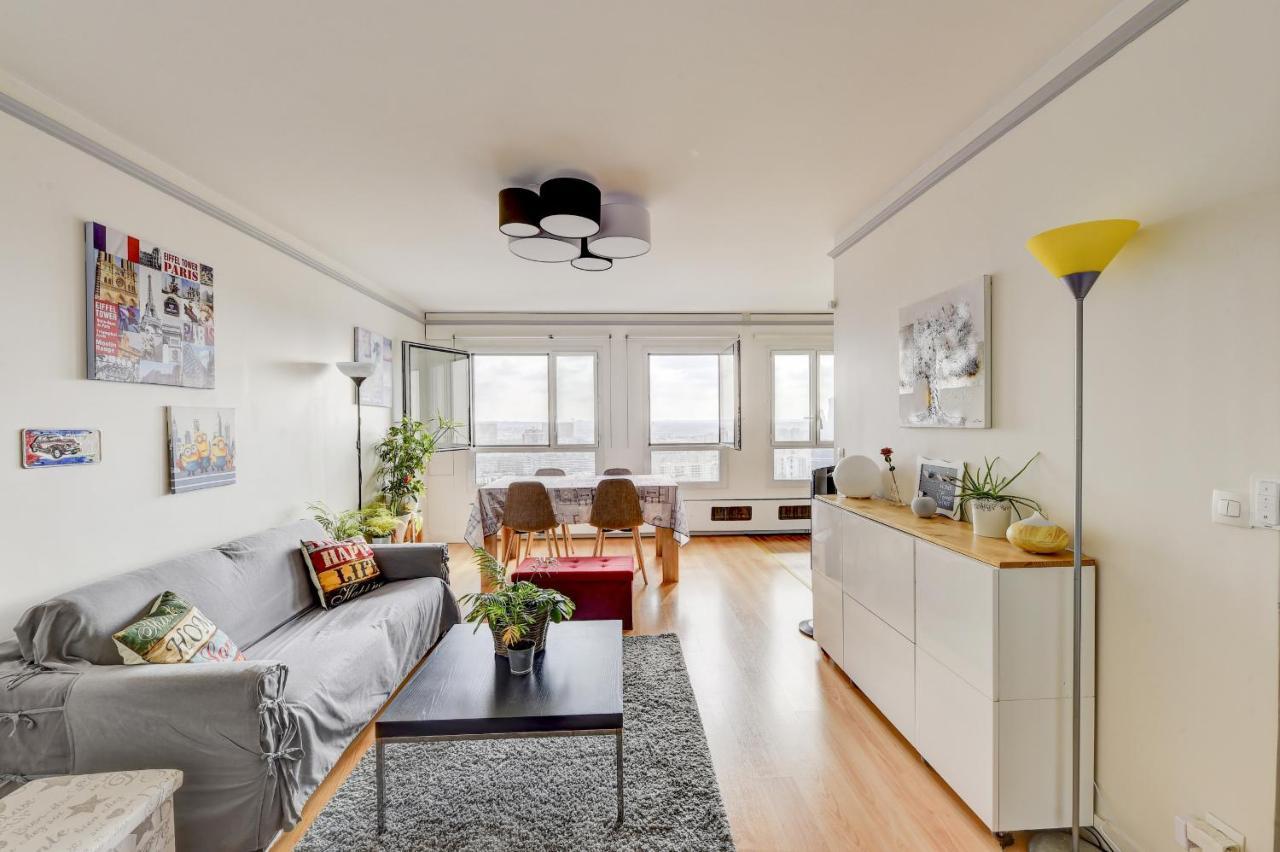 Appartement Place D'Italie Superbe Vue Párizs Kültér fotó